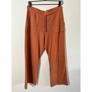 NAADAM Cafe Cotton Cashmere Pant, Women’s, Rust Brown, Medium